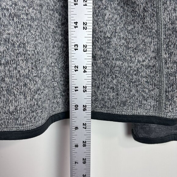 Patagonia Better Sweater Nickel Forge Grey 1/4 Zip Pullover Mens Size Small - Picture 9 of 11